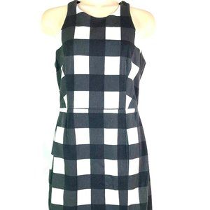 Banana Republic Black and White Color Block Dress